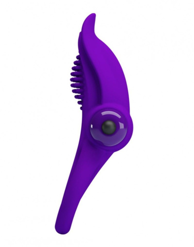 Pretty Love Vibro Penis Ring - Ерекційне кільце з вібрацією, 11.3х5.6 см (фіолетовий) - купити в Києві, Україні